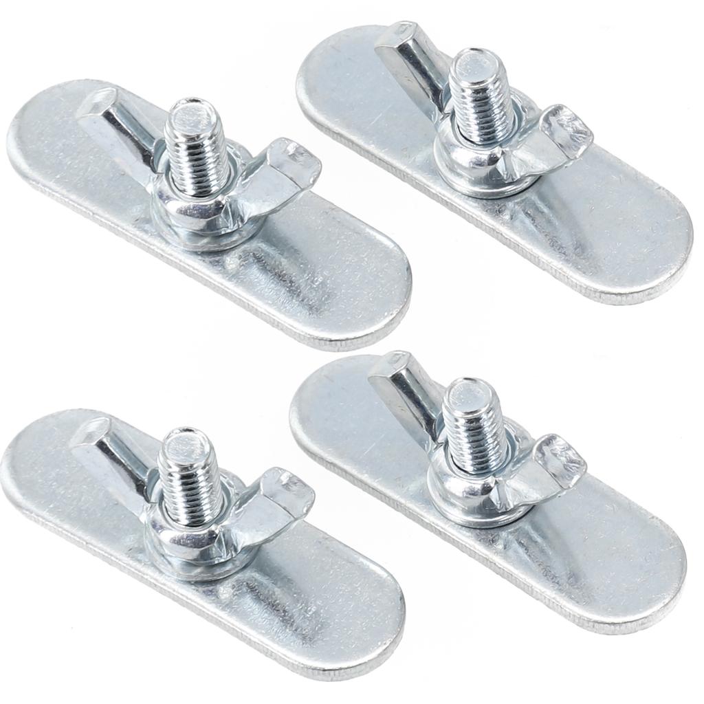 2PCS Stainless Steel Sealing Plate and Butterfly Turnbuckle for Mobile Air Conditioner Suitable for Casement Fixings