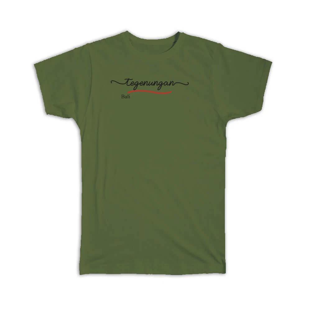 Gift T-Shirt : Tegenungan Bali Minimalist L