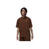 Jordan X Solefly Collaboration FW24 Minimalist Comfortable Soft Short Sleeve T-Shirt Men Tops Brown HM5037-259