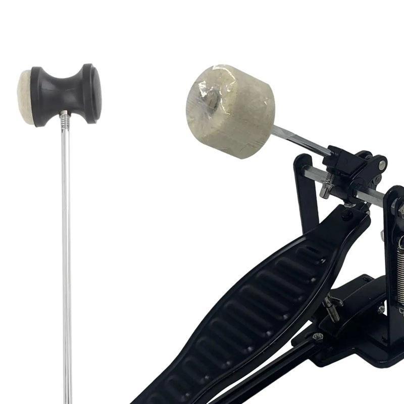 Floor Tom Beater Jazz Drum Accessories Pedals Single-Beater for Drum Set Single-Beater for Jazz Drum Set Felt Beater Heads