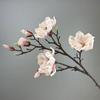 Real Touch Artificial Magnolia Branch Handmade Realistic Simulation Big Magnolia EVA Fake Flower Wedding Party Decor