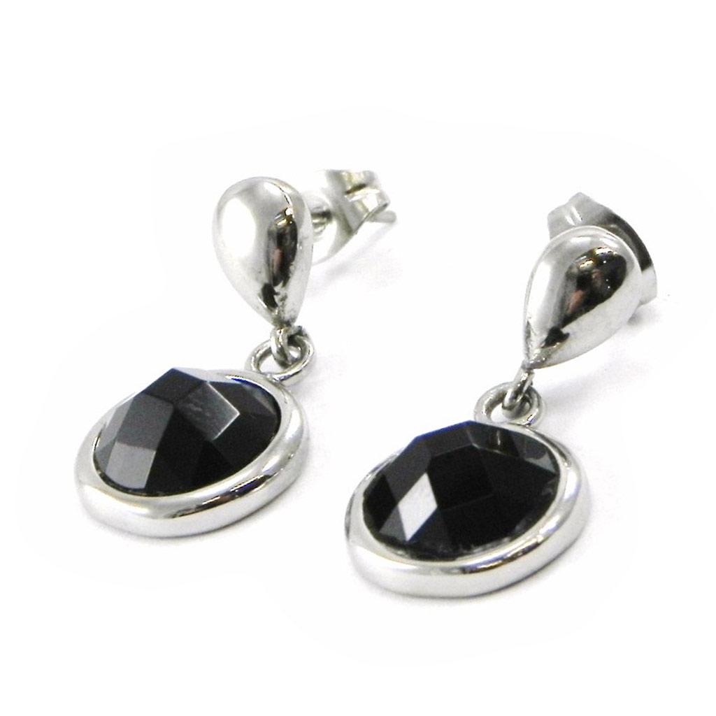 

Les Trésors De Lily [I5392] - Серебристо-черные стальные пряжки Arwen - 12x25 мм