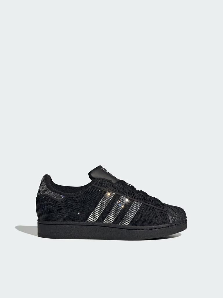 Adidas SUPERSTAR II classic retro glittering diamond shell-toe shoes, Adidas Three-Leaf Clover Adidas IH4200