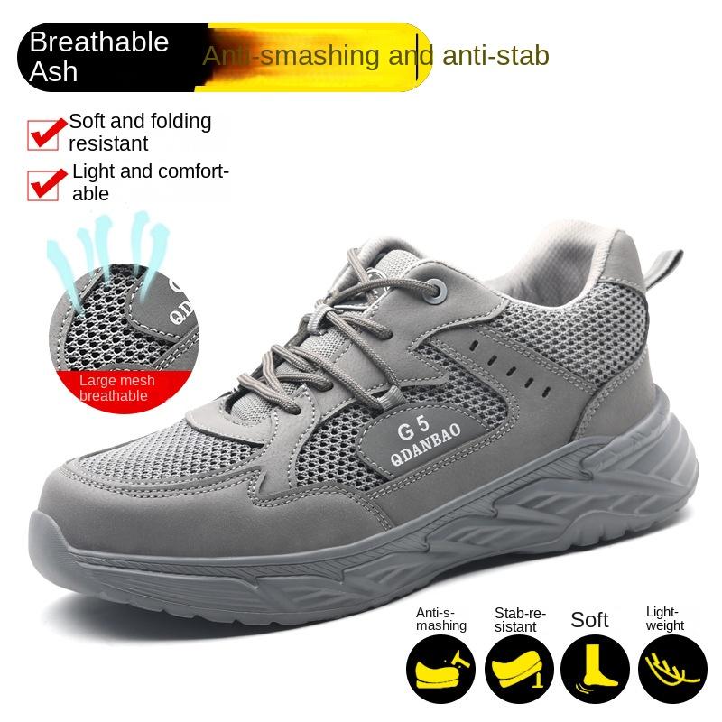 

Обувь для страхования труда. Летние модели из хлопчатобумажной ткани. Воздухопроницаемость и отсутствие целостности стоп. Легкая, высокоэластичная защитная обувь с мягкой подошвой. 37