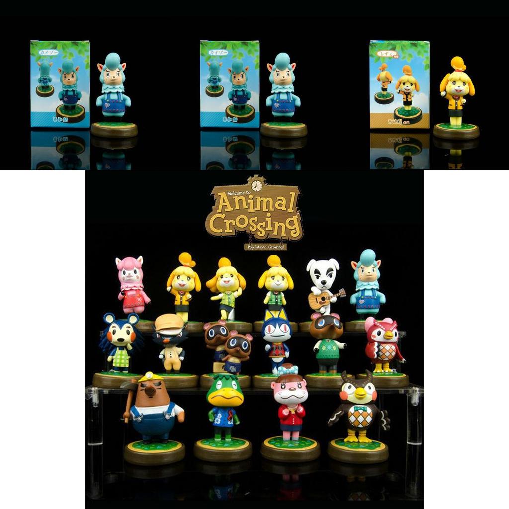 Adorable Animal Crossing Action Figure Toys Brightly Colored Pvc Dolls Kids Gift