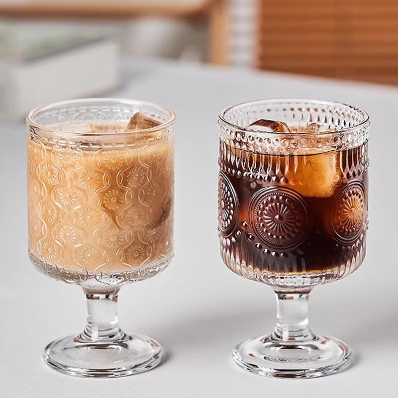 Shangqi 225ml Sunflower Design Glass Cups (Set of 3)