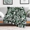 TsuyuMHA Frog Girl Collage Manga Panels Throw Blanket Soft Plush Blanket As Housewarming Gift