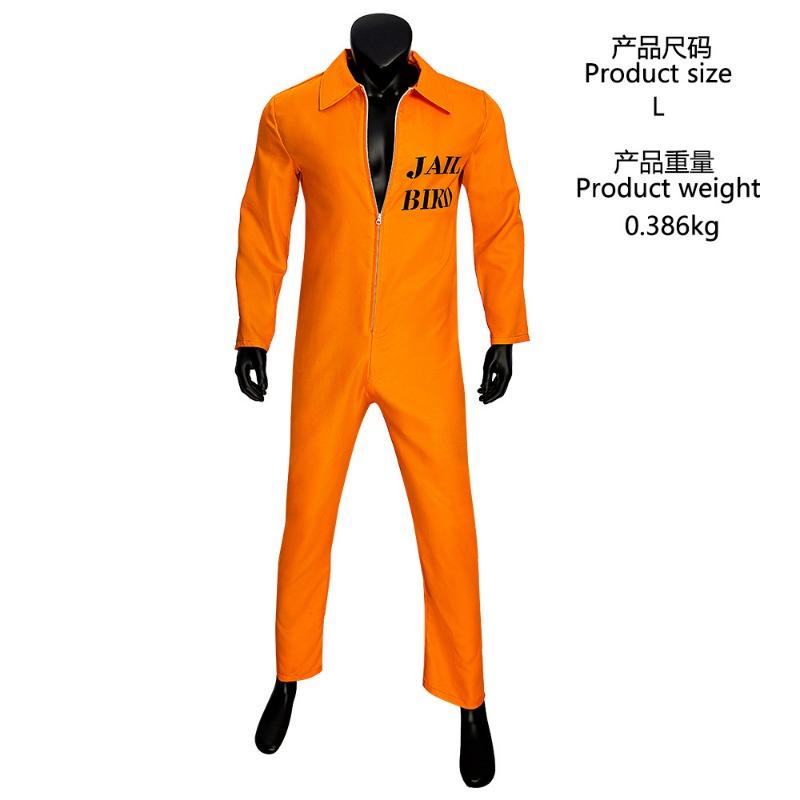 

Отряд Самоубийц Оранжевые Роботы Заключенных Комбинезоны Тюремная Форма Мода XL