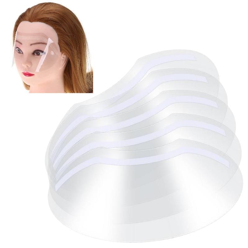 30/60Pcs Hair Cutting Face Shield Disposable Transparent Eye Visor Anti Hair Sticker For Salon Home Hairdressing Diy Haircut