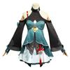 Game Honkai: Star Rail Qingque Cosplay Wig Dress Shorts Bow Headwear Accessories Full Set Clothing Halloween Carnival Costumes