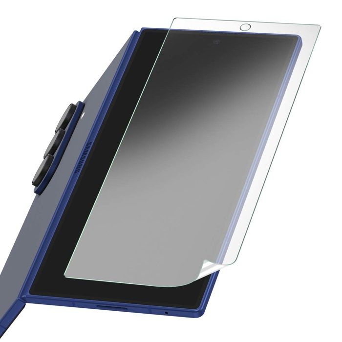 Deksler til Samsung Galaxy Z Fold 7 i silikon med Samsung skjermbeskyttere Gjennomsiktig