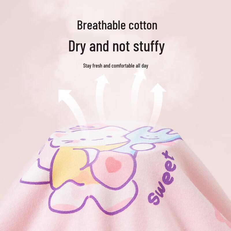 Urban Beauty Girls' Cotton Antibacterial Boxer Briefs (6-Pack)