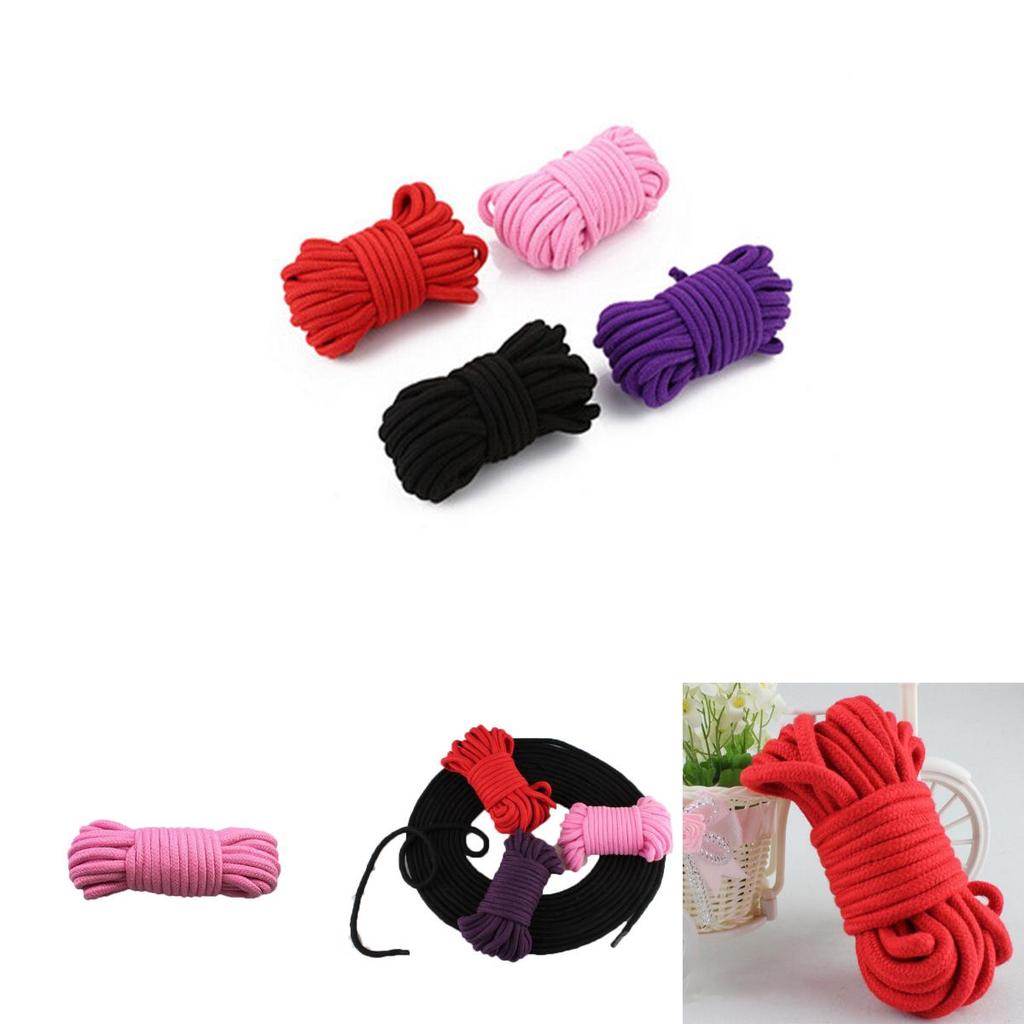 Sex Toy Corda Rossa Bondage Nylon Rope 5 Metri Sexyshop Fetish Bdsm Restraint