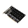 4 Port M.2 NVME to PCIe X16 4.0 Adapter Card in Stock