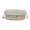French Temperament Small Square Bag Underarms New Solid Color Beautiful Korean Style Shoulder Bag Women's Commuting Simple Crossbody Bag