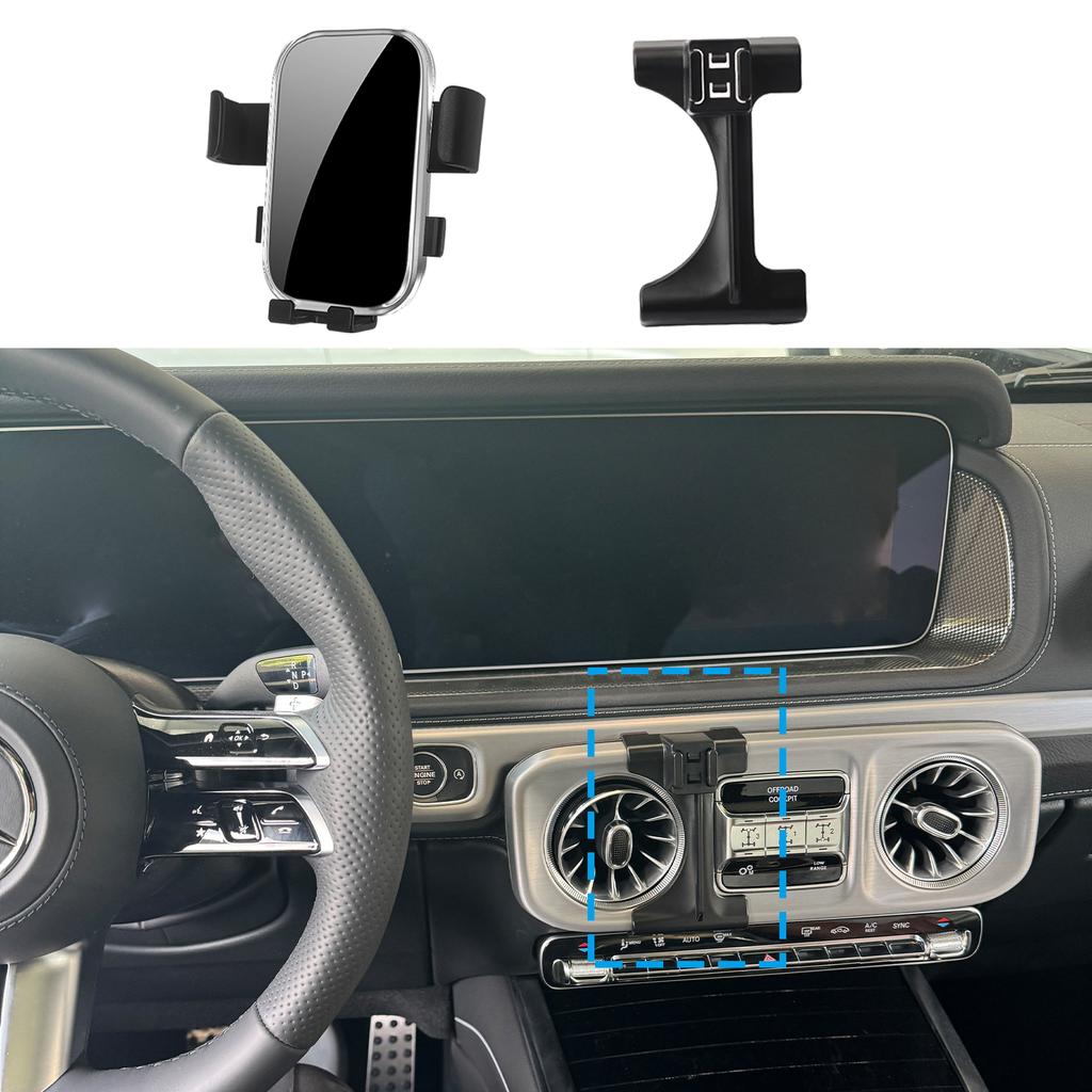 GPS Bracket Navigation Stand Auto for Mercedes Benz G Class 2025 2026 2027 G500 G63 W463 AMG Car Mobile Phone Holde