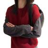 2026 Autumn/Winter Women's 100% Pure Wool Knit Vest - Fashionable, Loose Layering Gilet
