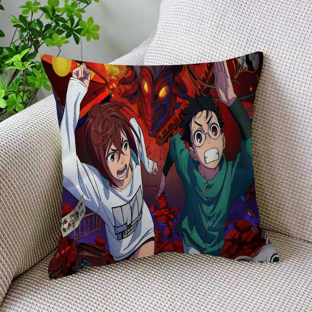 Anime DAN DA DAN Lucky Dragon Pillow Cover Sofa Cushion Cover Home Room Decoration Children Gift