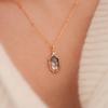 Explosive Korean Starry Sky Necklace, Gemstone Mountain Design, Commuting Stacked With Feminine Light Luxury Accessories