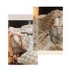VERILADY Fluffy Blanket, Soft to the Touch, Fluffy, Warm, Washable, Stylish, Anti-Static, Thick, Winter Blanket (130x160cm, White)