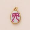 INS Hand Painted FUN Muticolor Flower Pedant For Women Strawberry lemon Charm DIY Making  Bracelet Necklace Gift Accessories