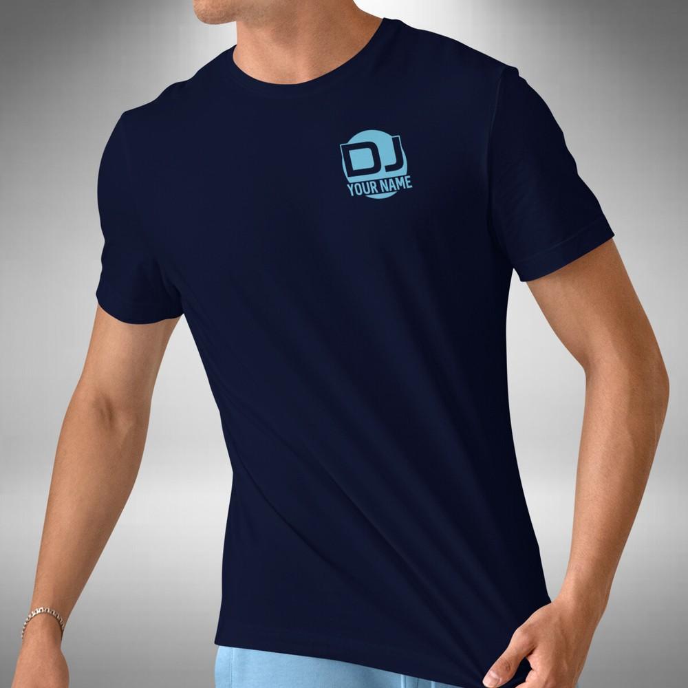 

Personalised DJ T-Shirt Custom DJ Name Club Radio Mobile Wedding Small to 5XL M