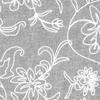 Lily Curtain 140X250 Cm White Embroidered Flowers Eyelets