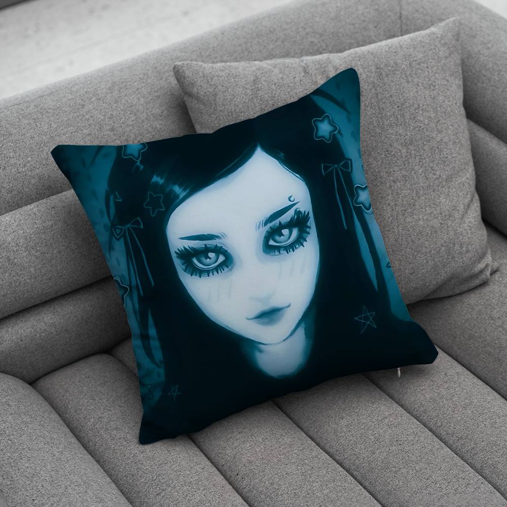 EEvanescence Fallen AAmy Lee Pillow Case Sofa Living Room Bedroom Headboard Backrest Cushion Square Cushion Nap Time