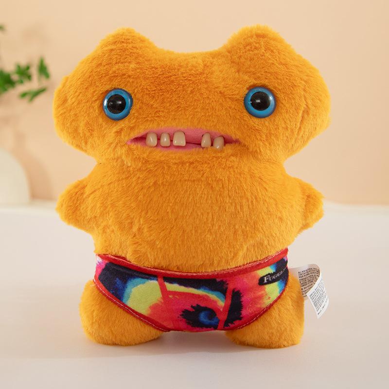 Cartoon Cute Funny Big Tooth Fuggler Plush Doll Ugly Monster Rabbits Creative Fuggler Stuffed Toys Lucky Souvenir Rag Doll Gifts