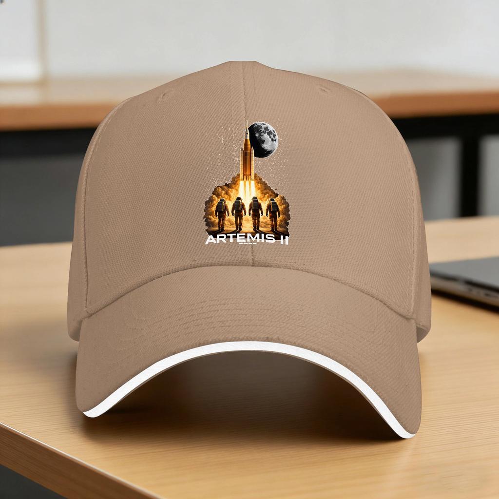 Artemis Launch to The Moon Astronaut Explorer Casual Baseball Cap Summer Trucker Hat Breathable yk Cool Baseball Caps