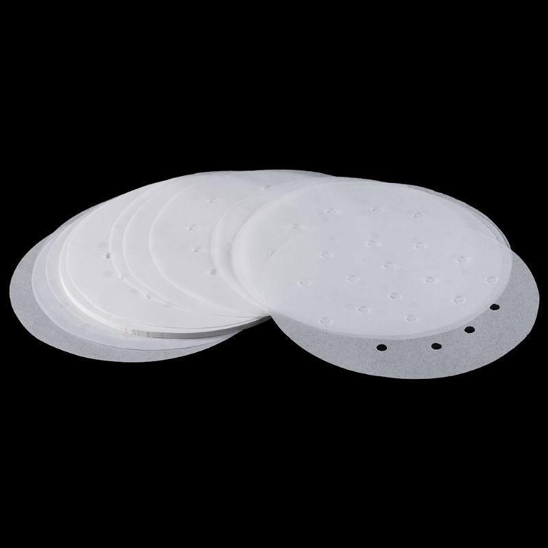 Non-stick Disposable Bamboo/Food Steamer Paper For Steam Basket Air Fryer 100Pc