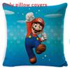 Super Bros Mario Pillow Cover Car Home Living Room Sofa Bedroom Cover Cushion