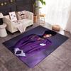 Prince Purple Guitar Performance Carpet Suitable For Outdoor Playrooms Dormitory Study Room Antislip Rug Office Home Decor Wedding Party Gift