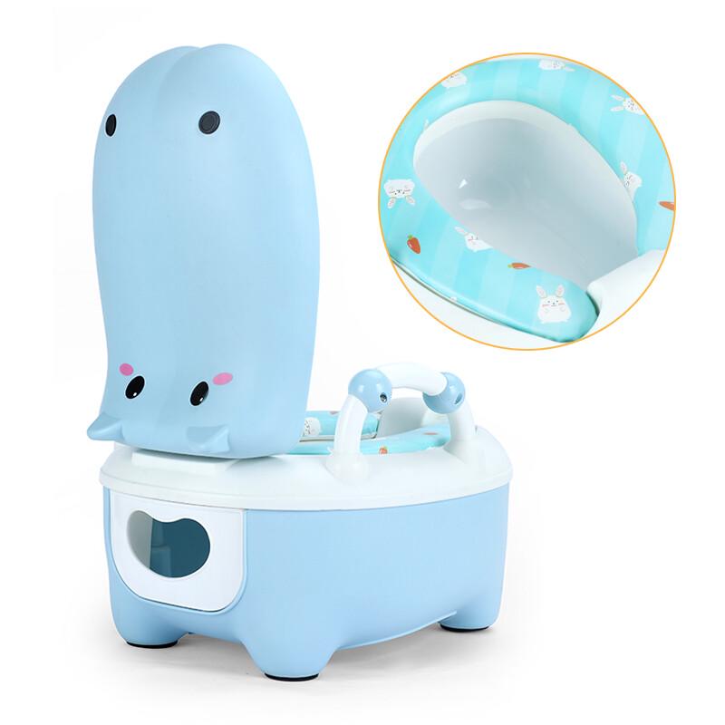 Children's Potty Training Toilet with 3D Soft Seat