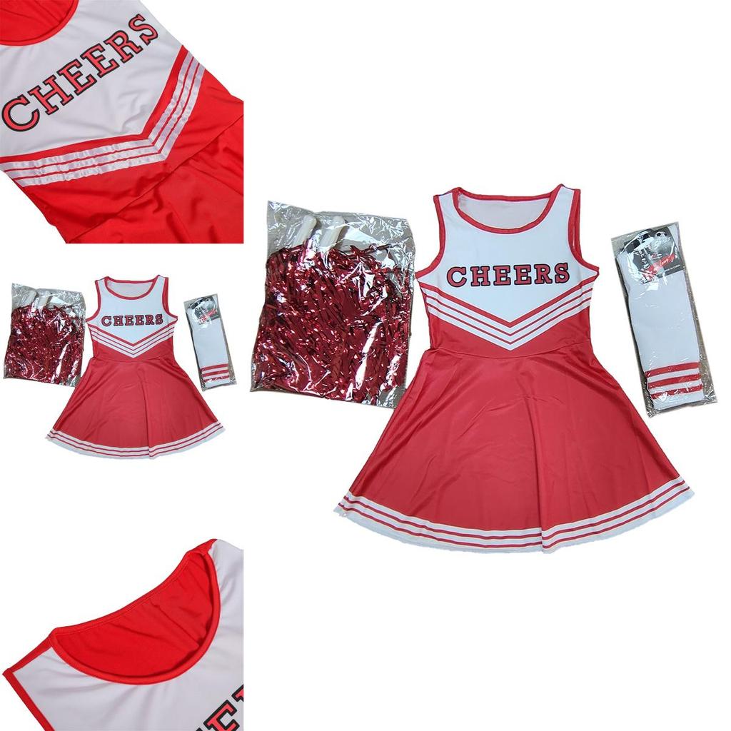 High-quality Polyester Lala Cheerleader Dress Set Performance Outfit For Women
