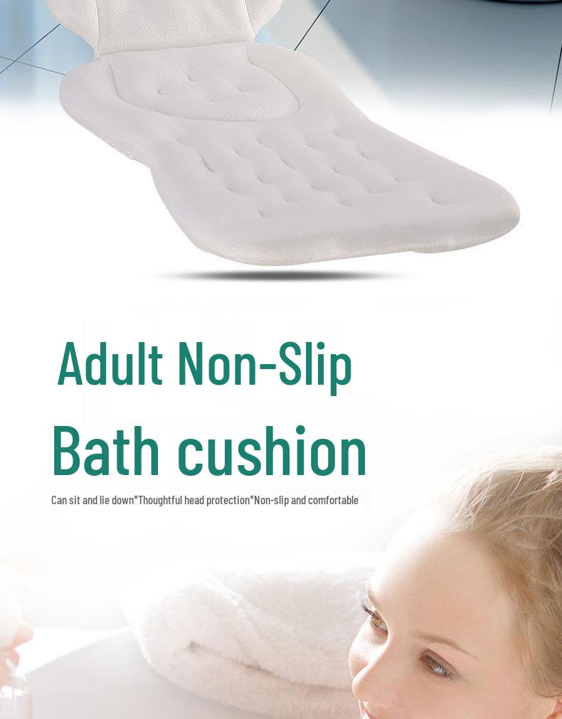 4D Mesh Breathable Washable Adult Bathtub Cushion Mat