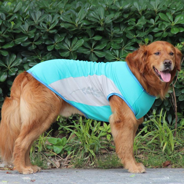 Leichte atmungsaktive Kühlweste für große Hunde - Sonnenschutz & Reflektierende Ausrüstung für den Sommer