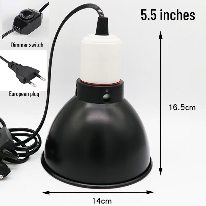 Turtle Basking Reptile Lamp: Adjustable Heat-Resistant Sun Lamp Cover with Focused Light and Heat Control
