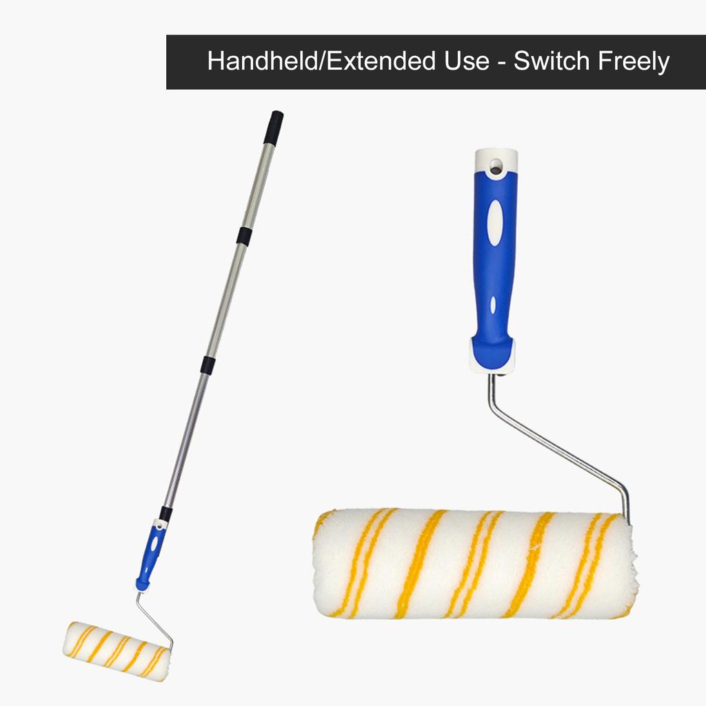 10 Piece Wall Scraper Tool Set, Multi Scraper Paint Scraping Kit with Extension Pole and Storage Bag for Drywall, Paint