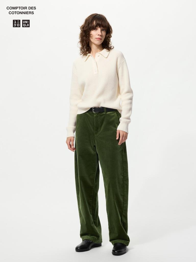 Uniqlo Corduroy Curve Pants Longer Length