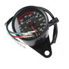12V Motorcycle Speedometer for Cafe Racer Motorbike Universal Backlight Indicator Odometer Gauge with LED Signal Light
