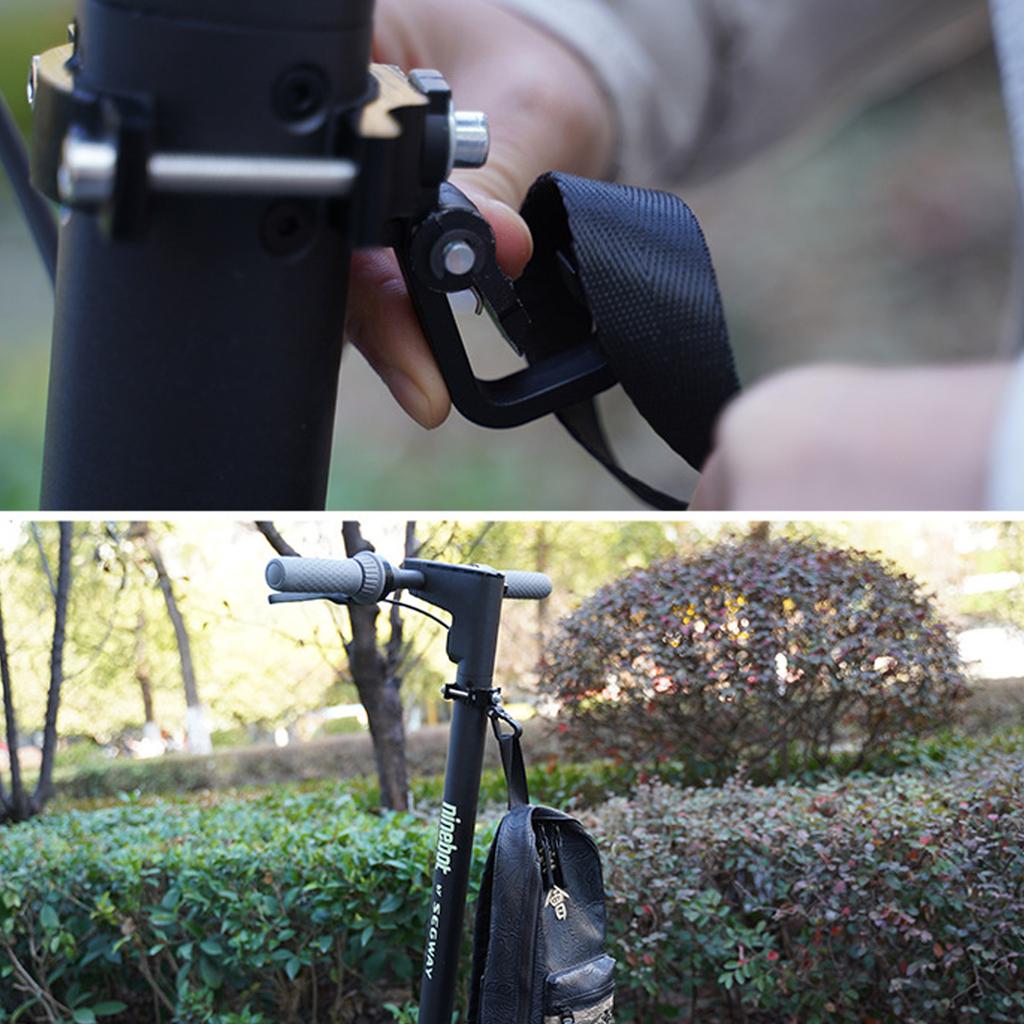 Quickly Release Aluminum Scooters Hook 15kg Load Bearing Portables Scooters Front Hook for Shopping Trip