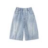 Zuo Xi Boys' Summer Washed Denim Capris
