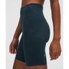 Lululemon Fast And Free High Rise Short 8   5 Pocket Indochine Blue