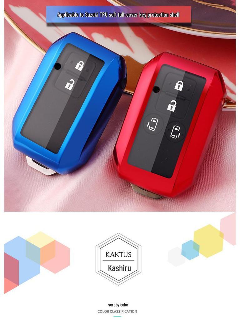 Suzuki Jimny Soft TPU Full Coverage Translucent Key Cover
