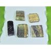 Natürlicher Fluorit Schnitzerei Mehrfarbiger Cabochon Lose Edelsteine 5 Stück Los A-292