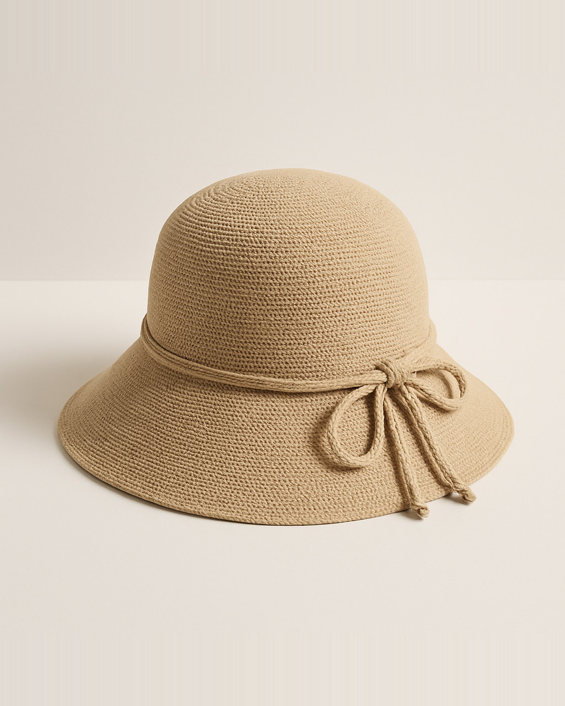 WTEMPO Women Summer Washable Foldable Hats Korean Style Solid Color Sun Protection Hats Vacation Beach Seaside Versatile Large Brimmed Cool Hats