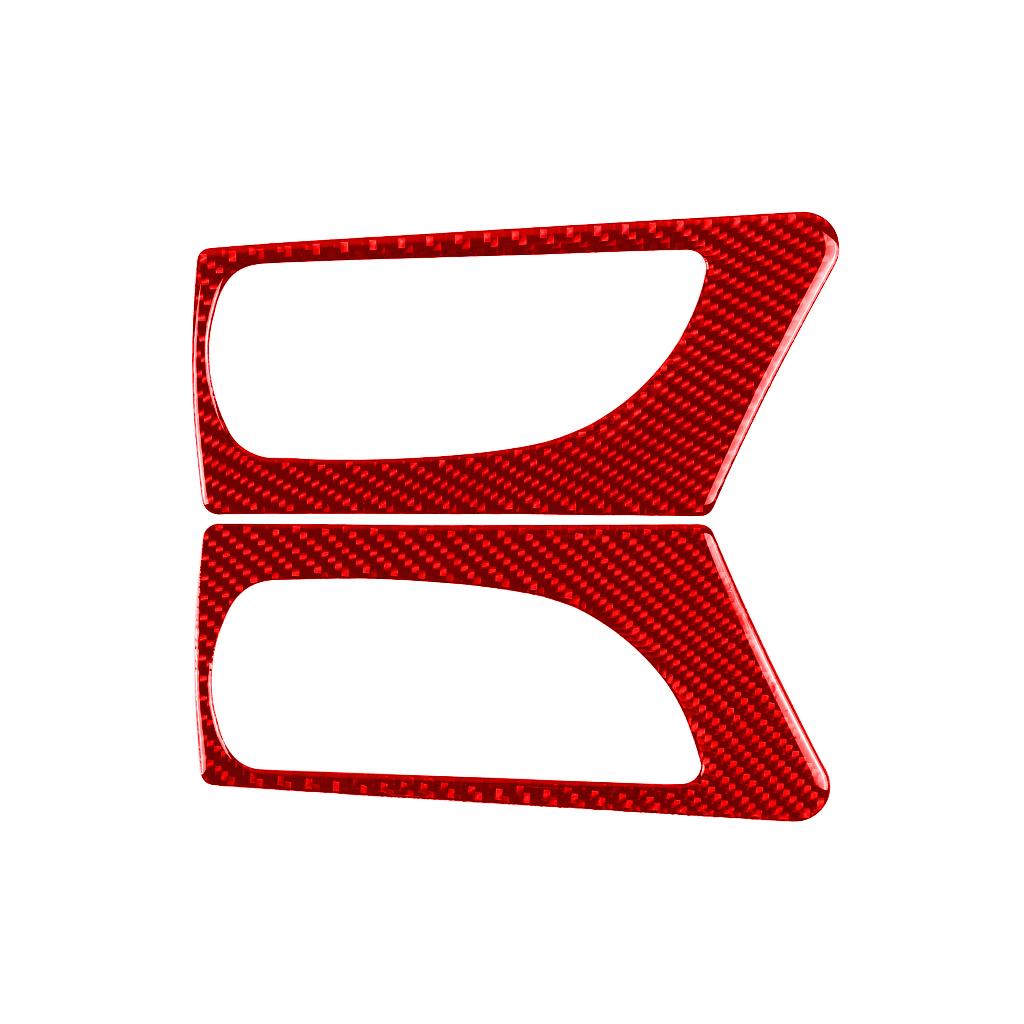 

Для Lexus IS250 2013-настоящее углеродное волокно, ручка задней двери, панель, декоративная крышка, аксессуары для украшения салона автомобиля Red A