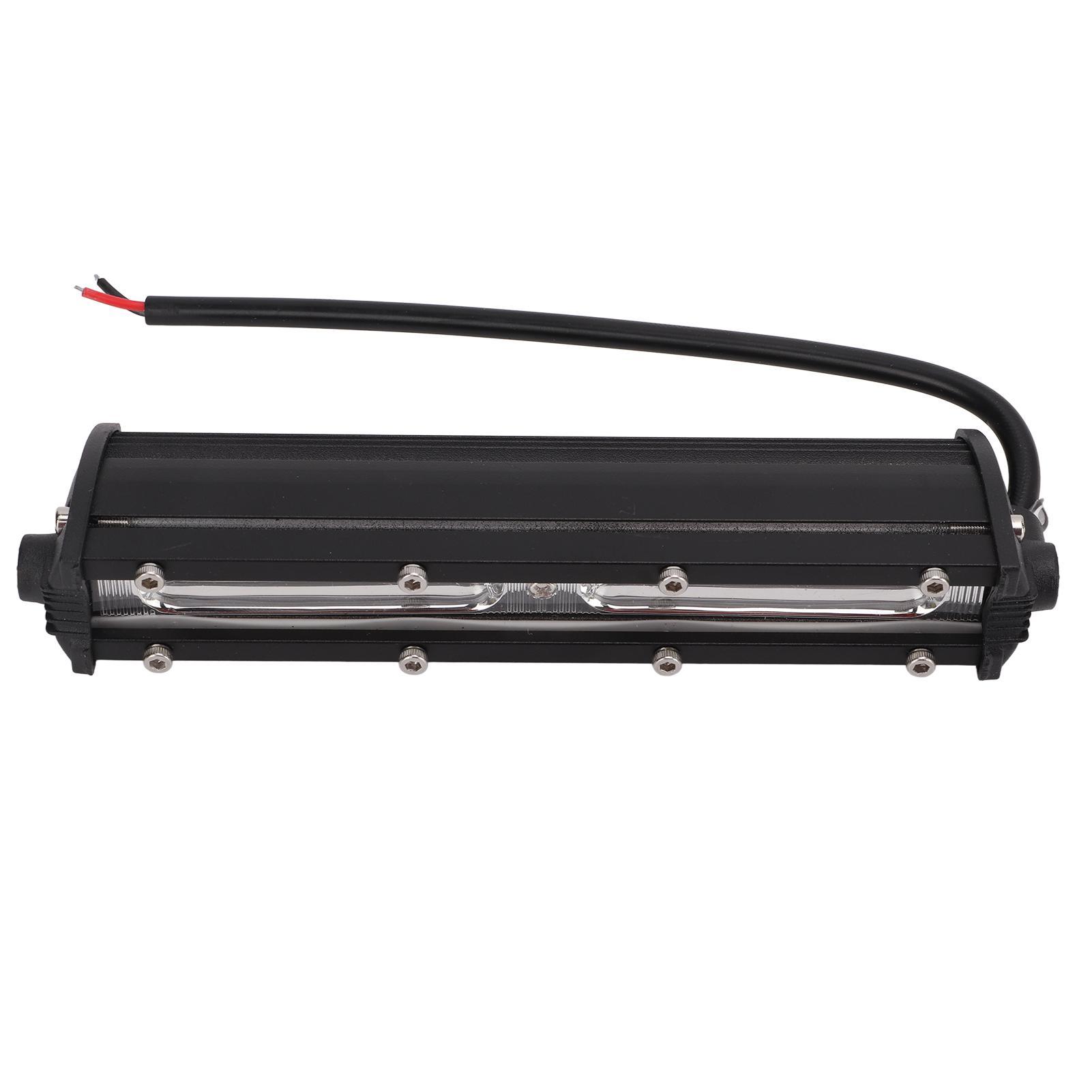 

7-дюймовая автомобильная светодиодная рабочая фара, ультратонкая, однорядная, 36 Вт, высокая яркость для внедорожников, грузовиков, мотоциклов