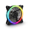 Ventilateur PC - SHARKOON - Shark Blades - 12 cm - PWM - Noir